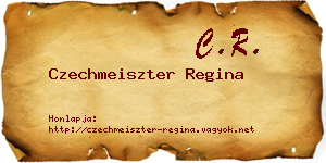Czechmeiszter Regina névjegykártya